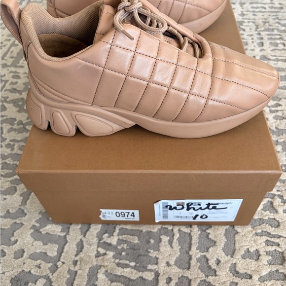 Burberry Quilted Sneakers in Beige - Picture 7 of 8